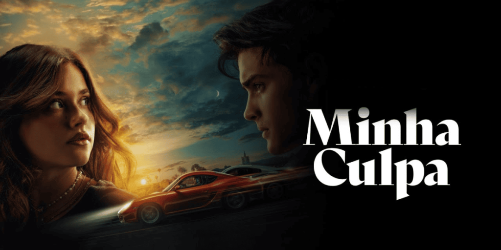 Capa do filme Minha Culpa, romance adolescente de 2023