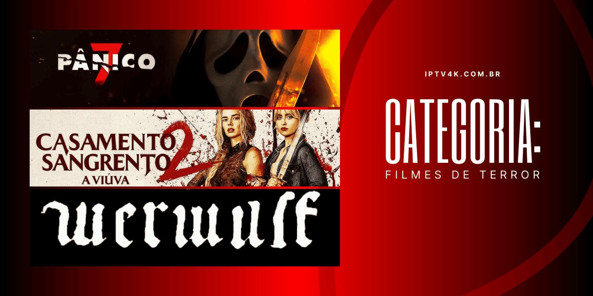 Capas de filmes de terror em destaque de filmes 2026